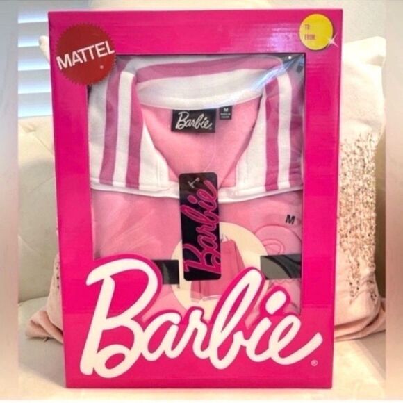 Barbie Tops - New PINk BARBIE sweater white gift box Size available M/L